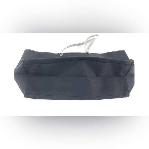 NEW VICTORIA'S SECRET BLING STRIPE SEQUINS CARRYALL TOTE & MATCHING WRISTLET SET - Picture 6 of 7